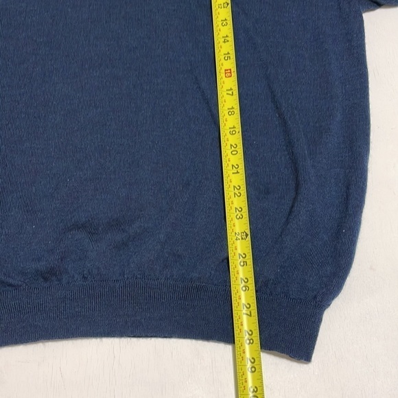 Calvin Klein 100% Merino Wool Men V Neck Sweater Size XL - Picture 7 of 10